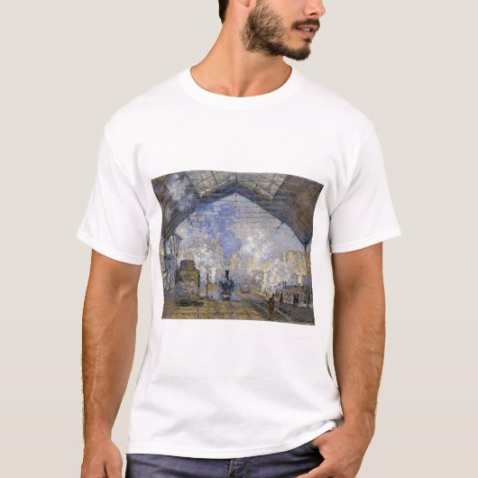 T-shirt La gare Saint-Lazare, Monet (Devant)