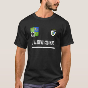 T-shirt La Garenne Colombes Sportssoccer Jersey Drapeau Fo