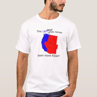 T-shirt La gauche (côte) n'a jamais été plus exacte
