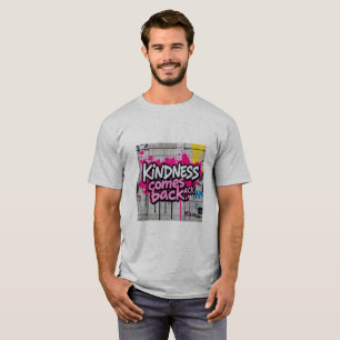 T-shirt La gentillesse revient   Motivation touchante au c
