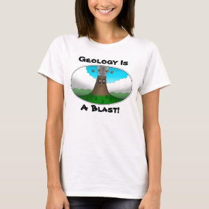 T-shirt La géologie est une explosion ! Volcan en colère
