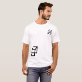 T-shirt La géométrie sacrée (Devant entier)
