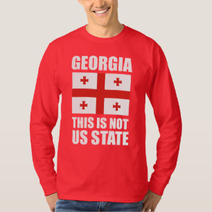 T-shirt La Géorgie n'est pas un État américain