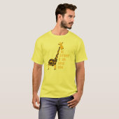 T-shirt la girafe a un long cou (Devant entier)