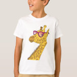 T-shirt La girafe Hipster<br><div class="desc">girafe dessinée à la main - avec un peu plus</div>