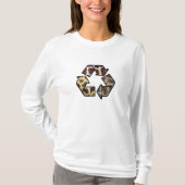 T-shirt La girafe réutilisent (Devant)