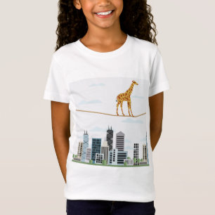T-Shirt La girafe surmonte la peur