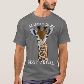 T-shirt La Giraffe vintage est mon esprit animal