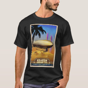 T-shirt La Gloire Du Pharaon De L'Aéronef Steampunk