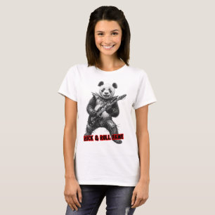 T-shirt La gloire du Rock and Roll sur un fond Noir