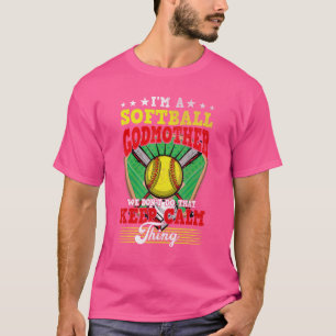 T-shirt La Godmère de softball ne fait pas ça garder le ca