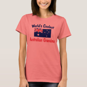 T-shirt La grand-maman australienne la plus fraîche du