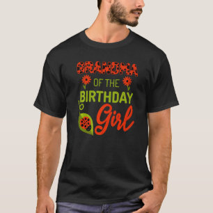 T-shirt La Grand-Mère D'Anniversaire De La Fille Anniversa