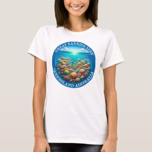 T-shirt La Grande Barrière de Corail, Queensland, Australi