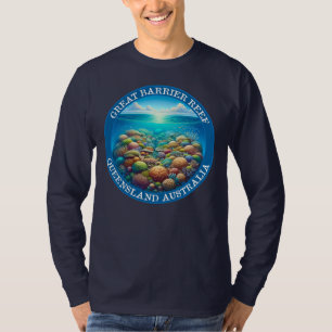 T-shirt La Grande Barrière de Corail, Queensland, Australi