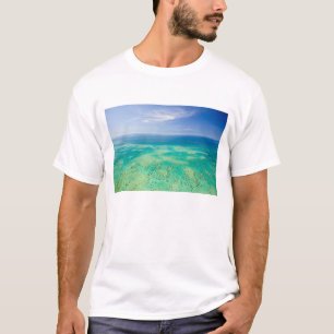 T-shirt La Grande Barrière de corail, vue aérienne de Gr
