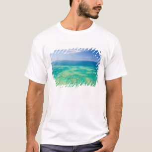 T-shirt La Grande Barrière de corail, vue aérienne de Gree