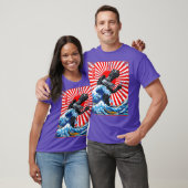 T-shirt LA GRANDE GAMERA VONT DE KANAGAWA Premium (Unisexe)