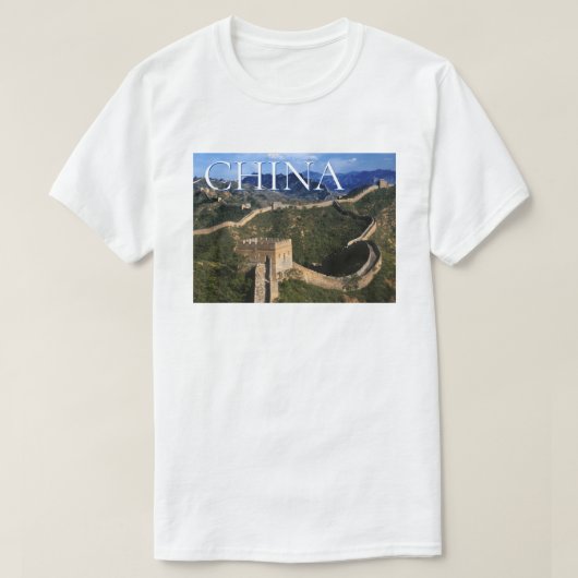 T-shirt La Grande Muraille | Jinshanling, Chine (Design devant)