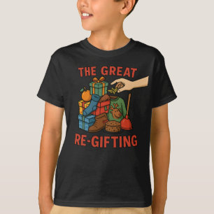 T-shirt La Grande Re-Cadeau - Éléphant Blanc Drôle de Noël
