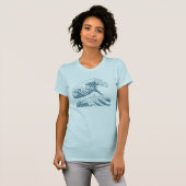T-shirt La grande vague (Devant entier)