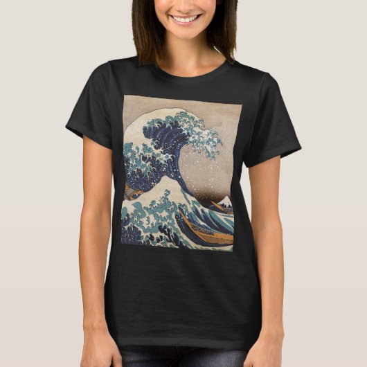 T-shirt La Grande Vague au large de Kanagawa (Devant)