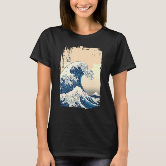 T-shirt La Grande Vague au large de Kanagawa clo esthétiqu (Devant)
