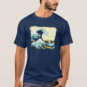 T-shirt La grande vague outre de Kanagawa (神奈川沖浪裏)