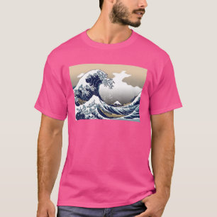 T-shirt La grande vague outre de la chemise de Kanagawa