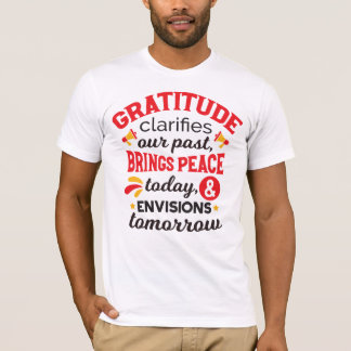 T-shirt La gratitude clarifie notre passé – Art Inspirant