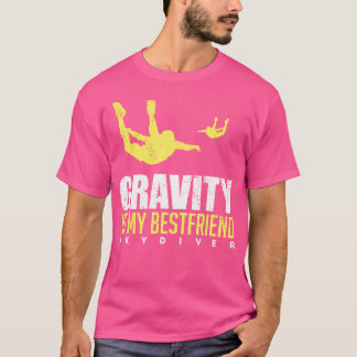 T-shirt La Gravité est mon meilleur ami Cool Parachute Sky