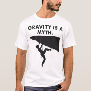 T-shirt La gravité est un mythe - Aventures d'Escalades al