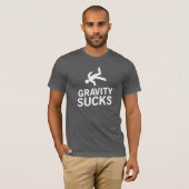 T-shirt La gravité suce (Devant entier)