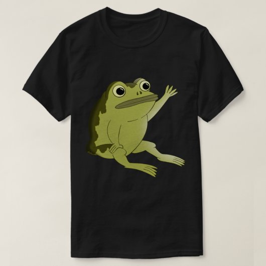 T-shirt La grenouille (alias Jason Funderburker) [Main lev (Design devant)