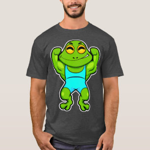 T-shirt La grenouille comme culturiste au Bodybuilding