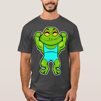 T-shirt La grenouille comme culturiste au Bodybuilding