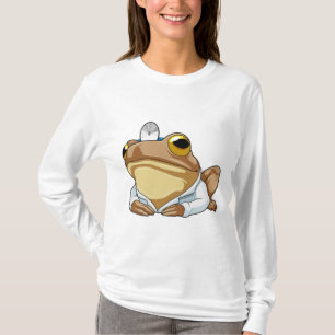 T-shirt La grenouille comme docteur avec le manteau du doc