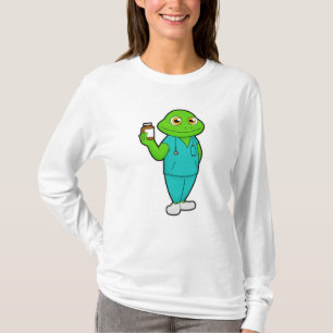 T-shirt La grenouille en tant qu'infirmière en médecine et