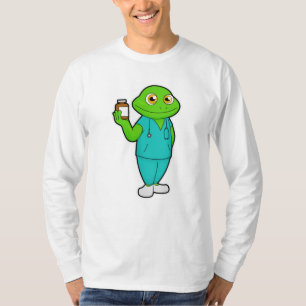 T-shirt La grenouille en tant qu'infirmière en médecine et