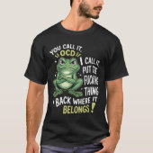T-shirt La Grenouille Que Vous Appelez C'Est Que Je L'Appe (Devant)