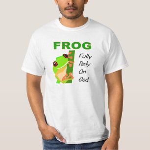 T-shirt La GRENOUILLE, se fondent entièrement sur Dieu