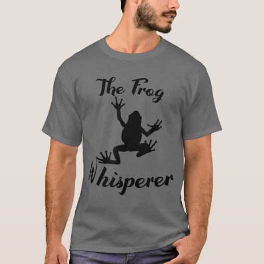 T-shirt La Grenouille Whisperer Funny Frog Animals Toover  (Devant)