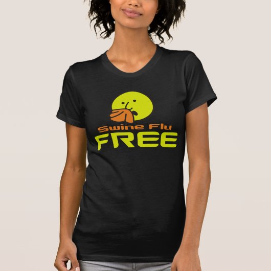 T-shirt La grippe de porcs libèrent (Devant)