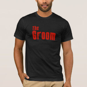 T-shirt La Groom (Rouge mafieux)