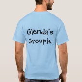 T-shirt La groupie de Glenda (Dos)