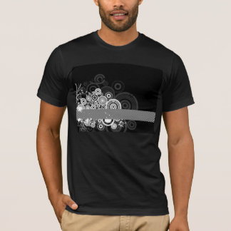 T-shirt la grunge entoure la pièce en t