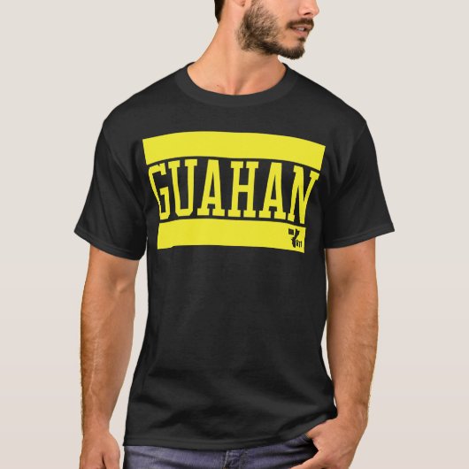 T-shirt La GUAM COURENT 671 barres de Guahan (Devant)
