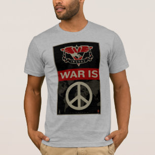 T-shirt La guerre est chemise de paix