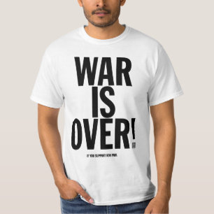 T-shirt La guerre est finie Ron Paul Shirt