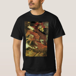 T-shirt La Guerre par Arnold Böcklin, Symbolisme Vintage B